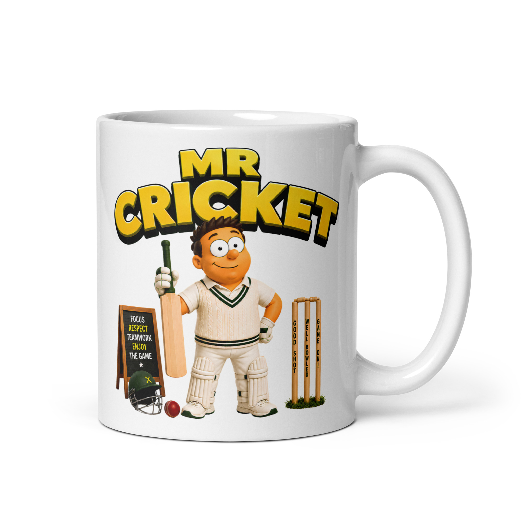 Mr Cricket Mug Fun Gift Idea Mugs For Cricketers