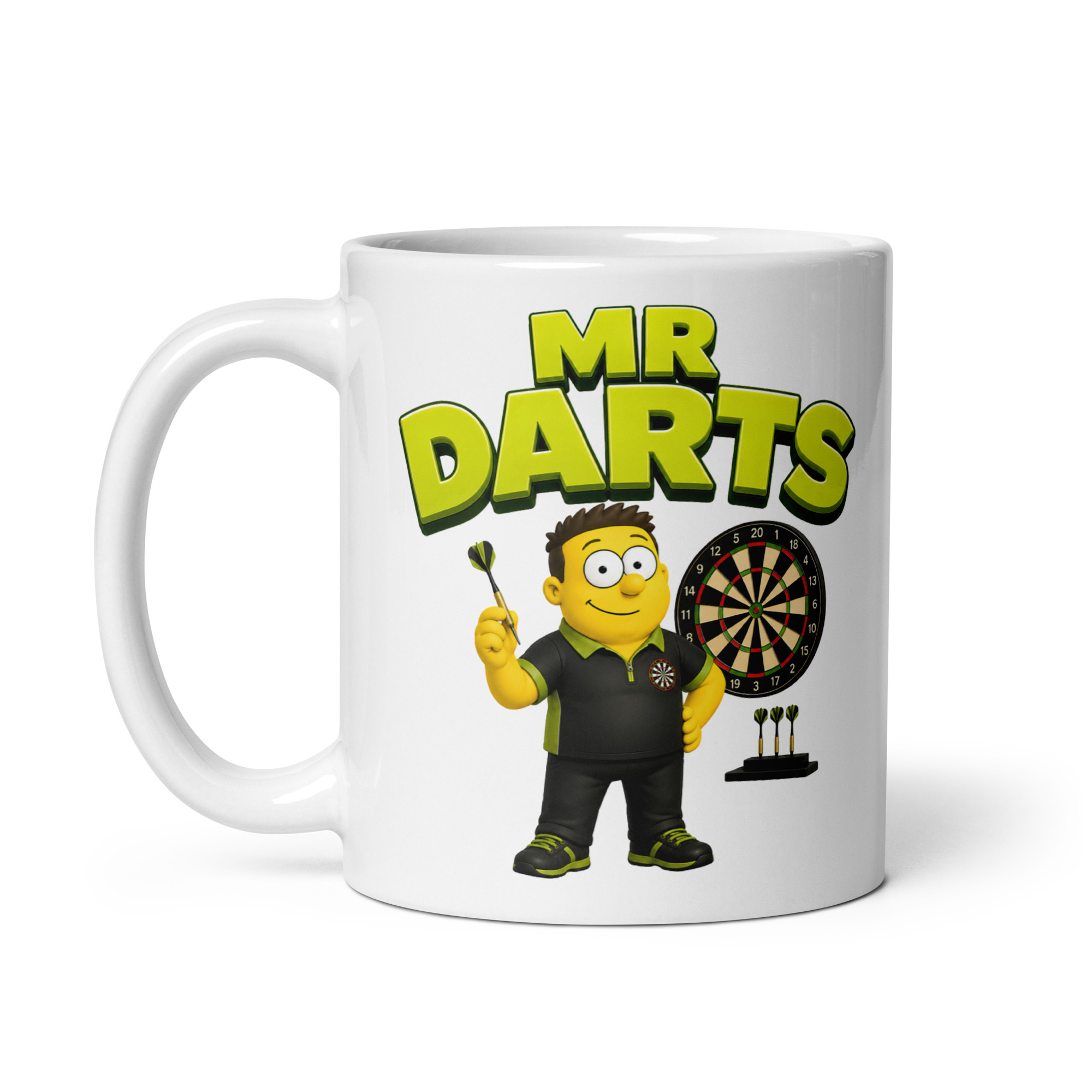 Mr Darts Mug Gift Present for Darts fans