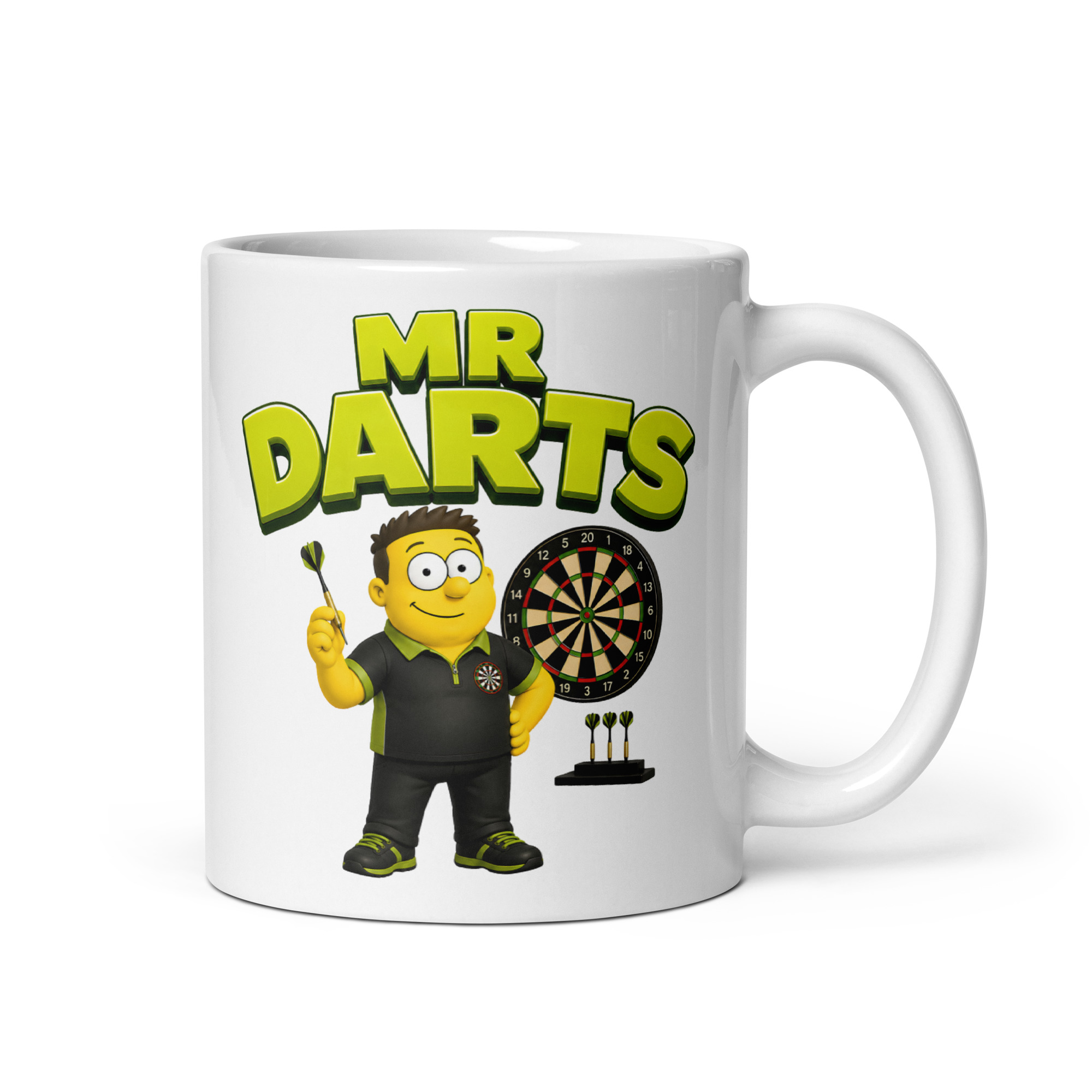 Mr Darts Mug Gift Present for Darts fans