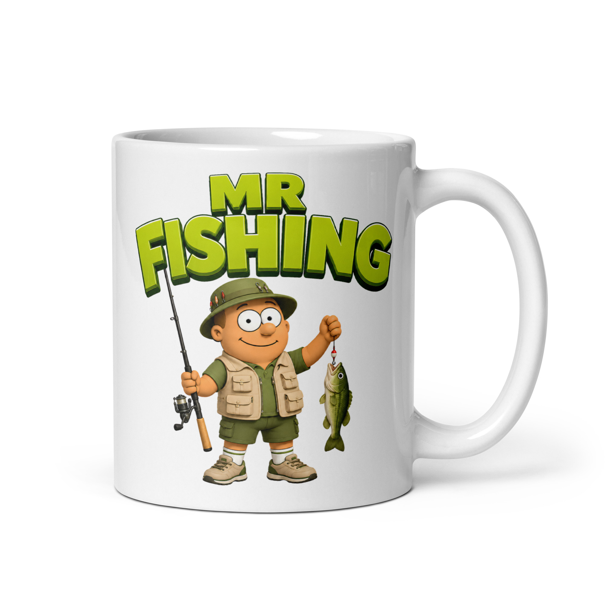Mr Fishing Mug Fun Gift Idea Mugs For Fishermen