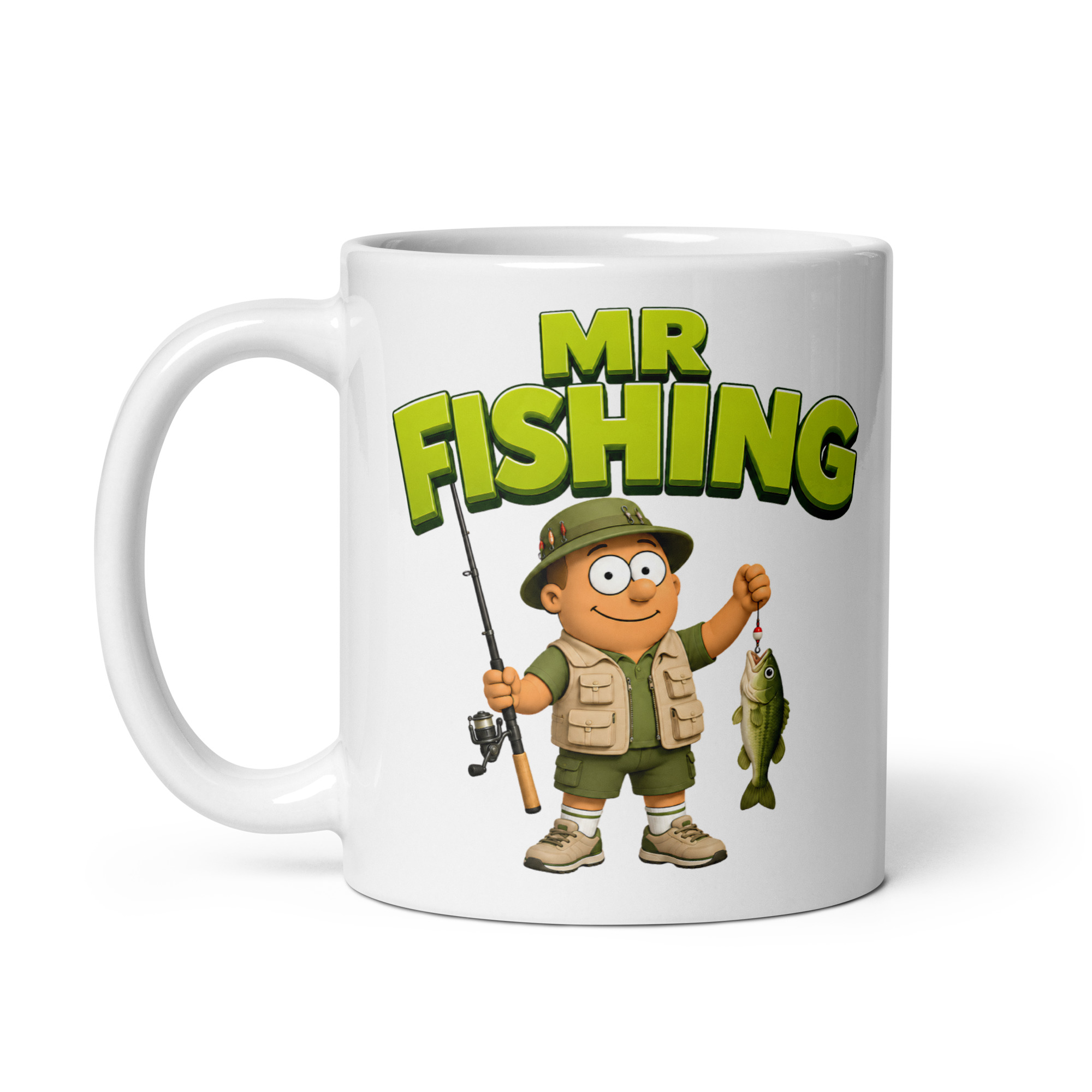 Mr Fishing Mug Fun Gift Idea Mugs For Fishermen