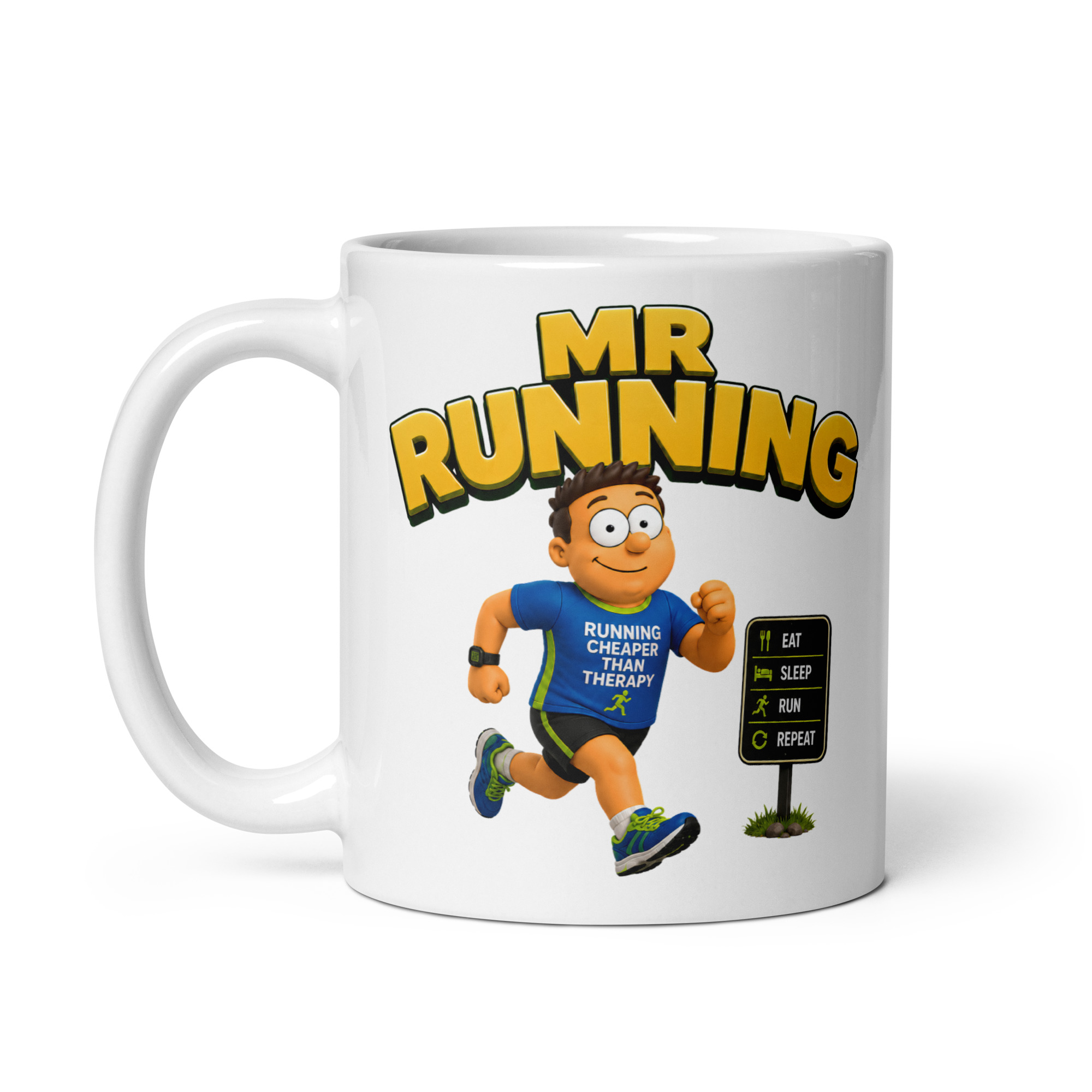 Mr Running Mug Fun Gift Idea Mugs For Runners