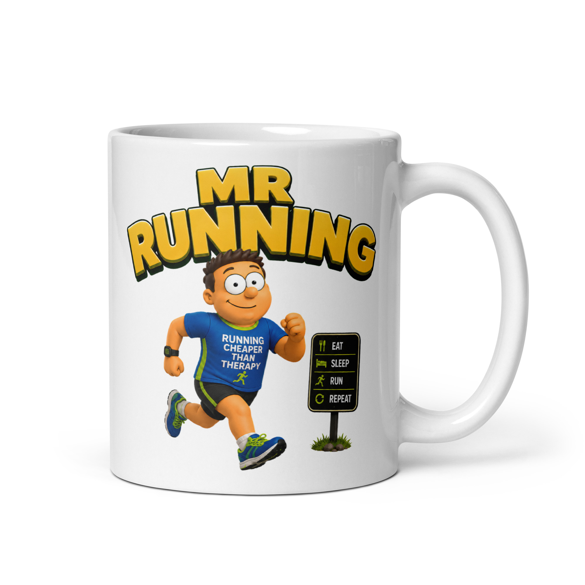 Mr Running Mug Fun Gift Idea Mugs For Runners