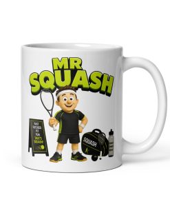 Mr Squash Mug Fun Gift Idea Mugs For Squash Players