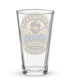 Official Certified BBQ Superstar Beer Glass For BBQ Legends