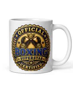 Official Certified Boxing Superstar Gift Mug For Boxers