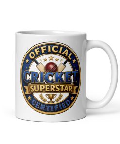 Official Certified Cricket Superstar Gift Mugs For Cricketers