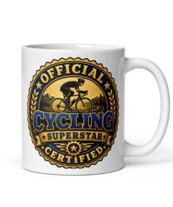 Official Certified Cycling Superstar Gift Mugs For Cyclists