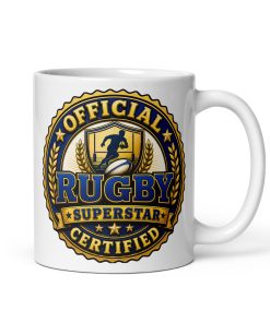 Official Certified Rugby Superstar Gift Mugs For Rugby Players