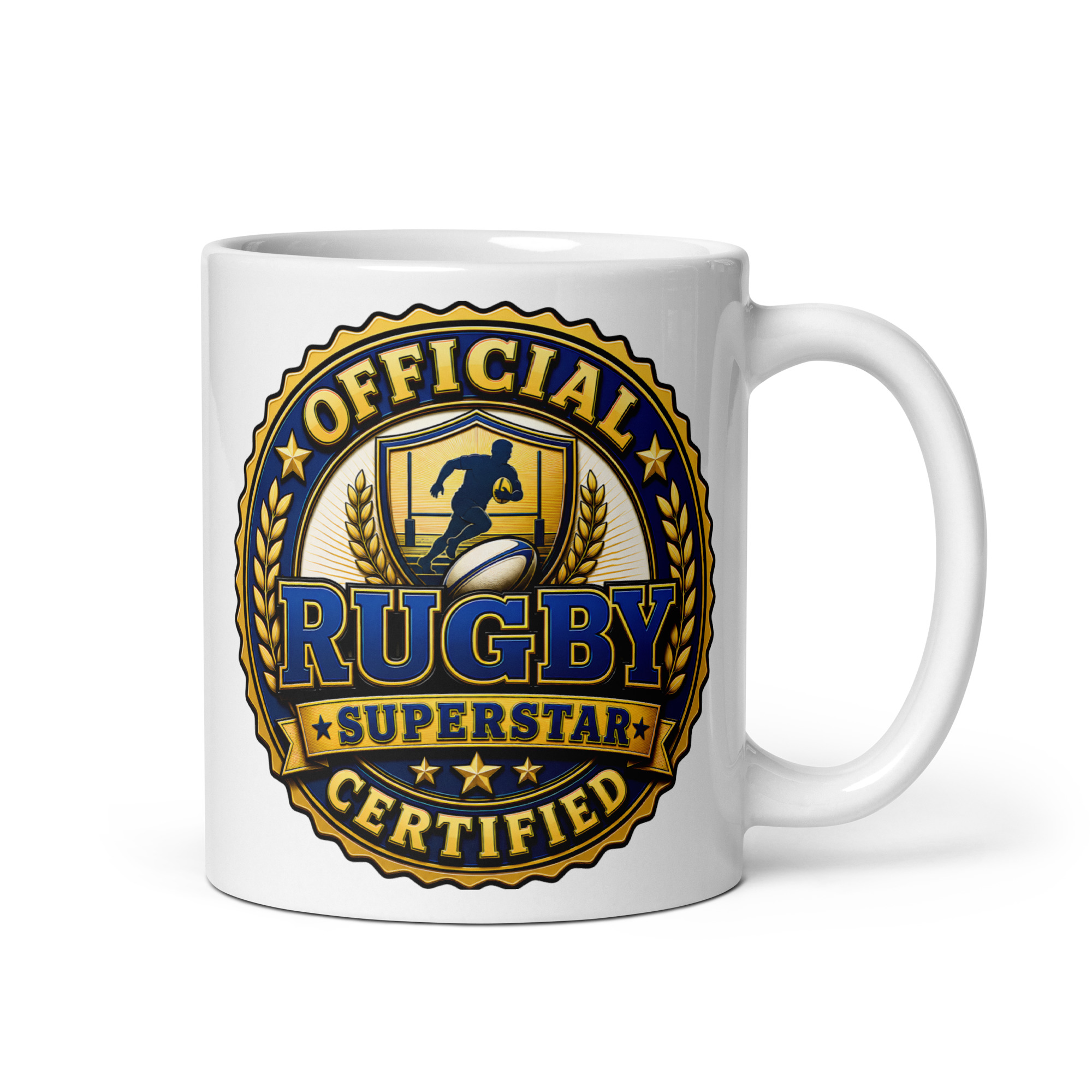 Official Certified Rugby Superstar Gift Mugs For Rugby Players