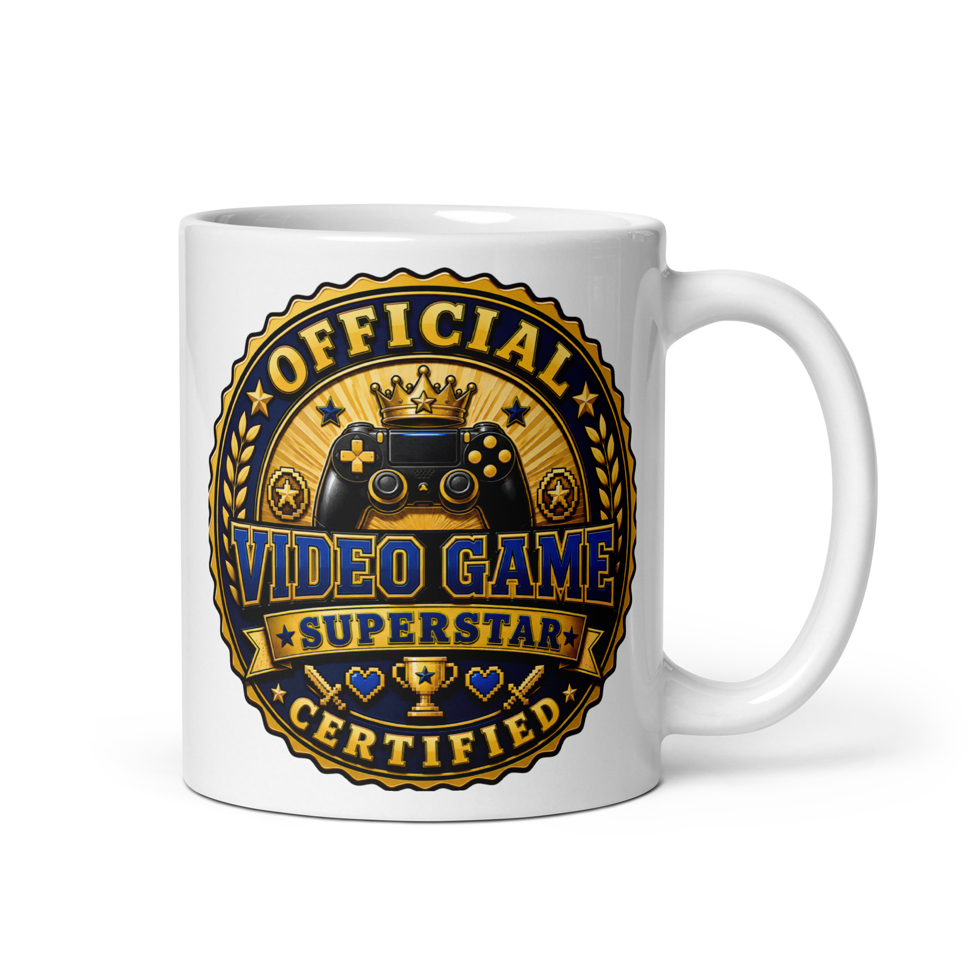 Official Certified Video Game Superstar Gift Mug For Gamers