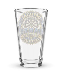 Darts Beer Glass Official Certified Darts Superstar
