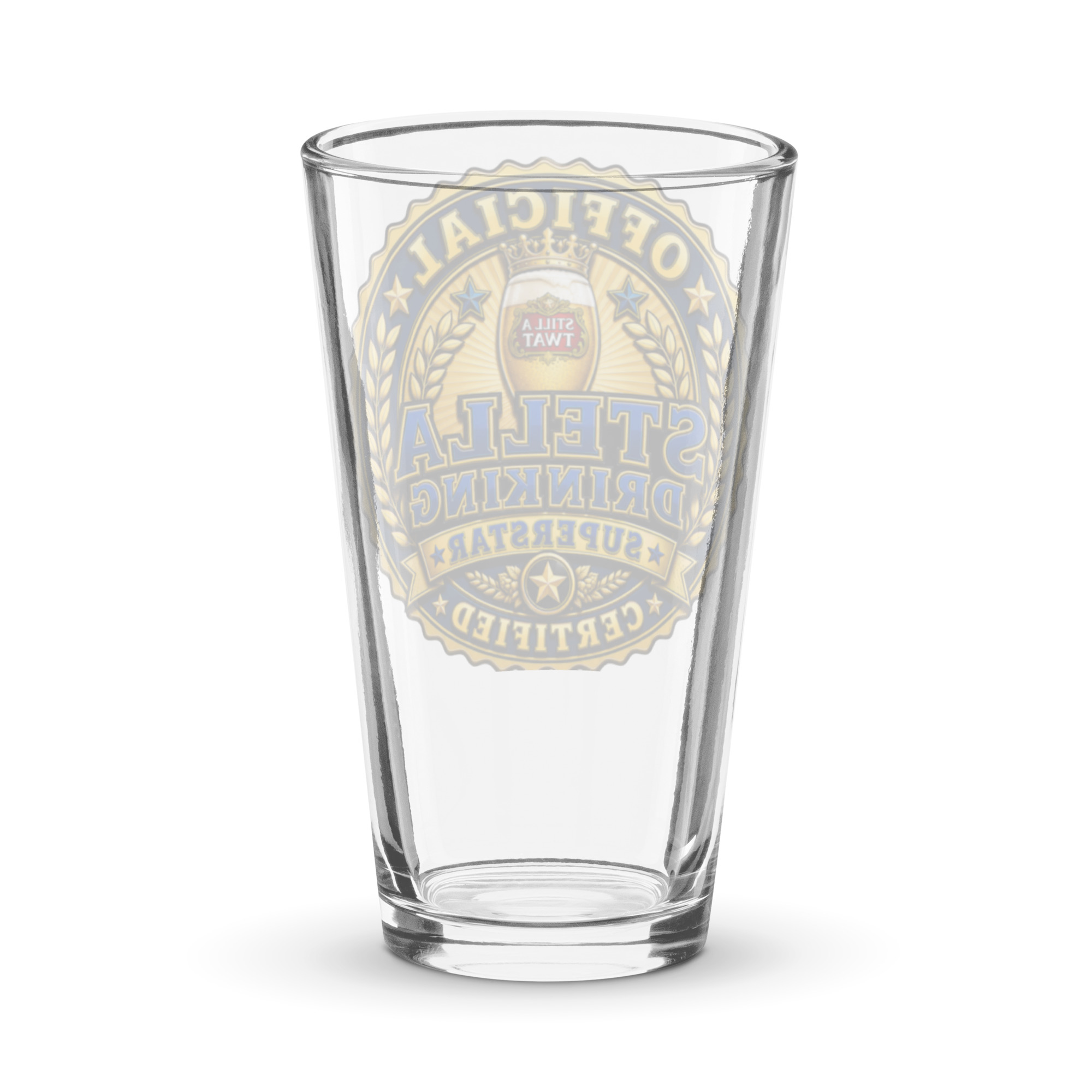 Funny Beer Glass For Stella Drinkers