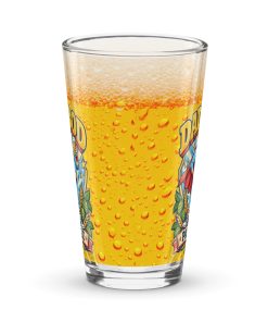 Dad Bod Beer Glass Funny Gift For Dads