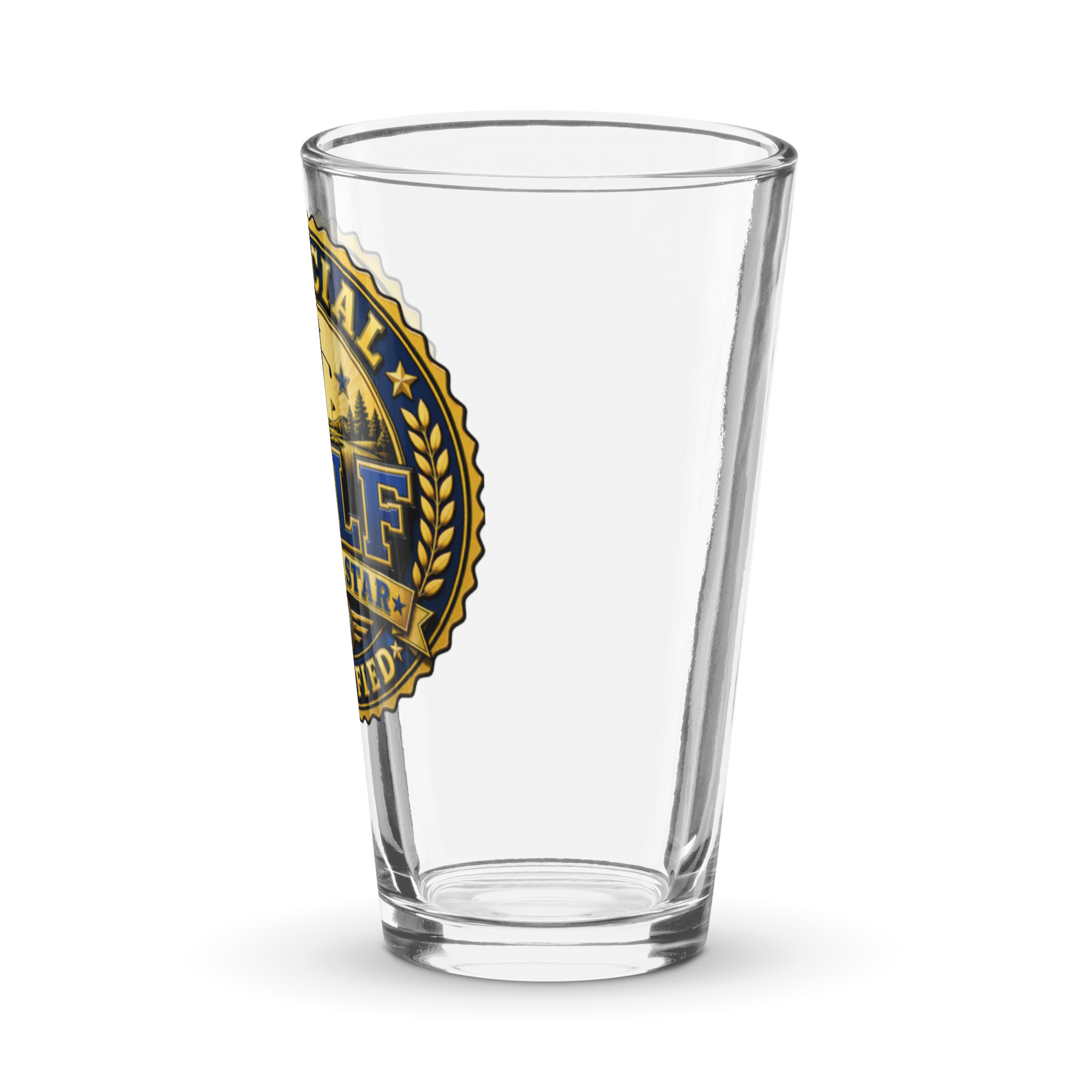 Golf Beer Glass Gift Official Certified Golf Gift Glass