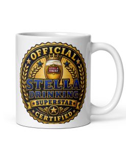 Stella Drinkers Gift Mugs Official Certified Stella Superstar