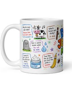 The Dad Jokes Mug Funny Gift With The Worst Dad Jokes