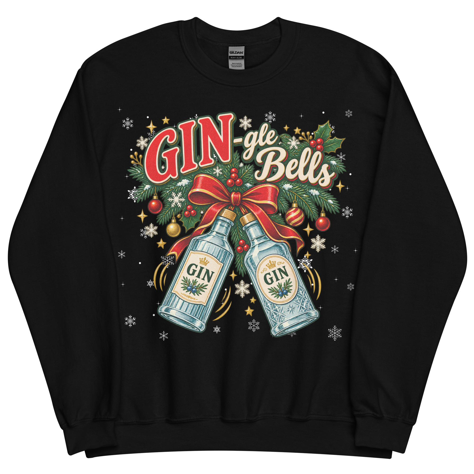 Gin-gle Bells Funny Christmas Jumpers for Gin Drinkers