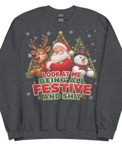 Rude Christmas Jumpers Look At Me Being All Festive And Shit