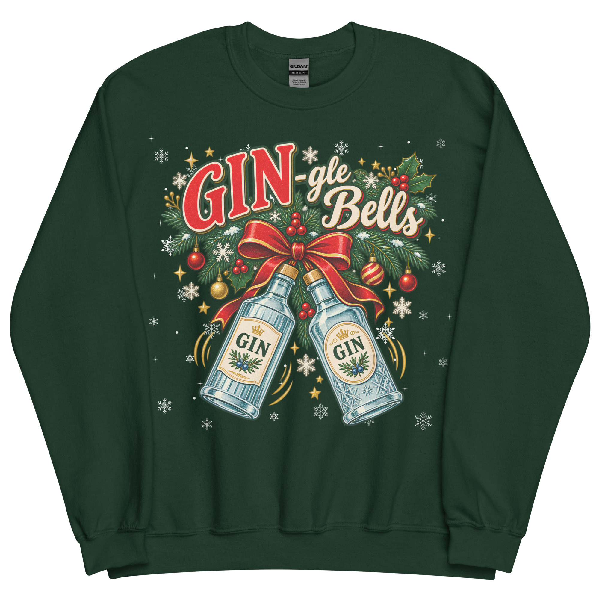 Gin-gle Bells Funny Christmas Jumpers for Gin Drinkers