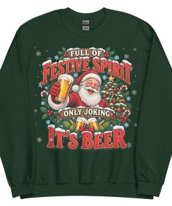 Funny beer Christmas jumper
