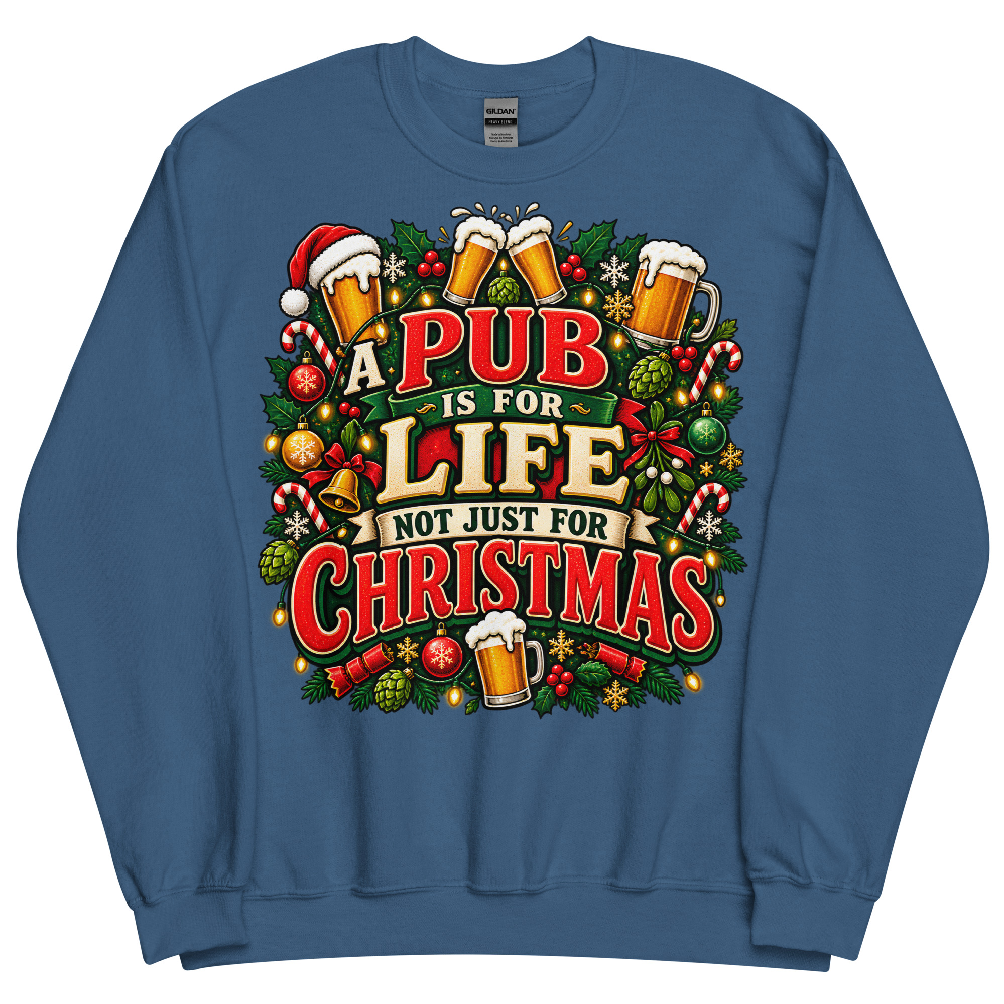 A Pub Is For Life not Just For Christmas Jumper With Beers