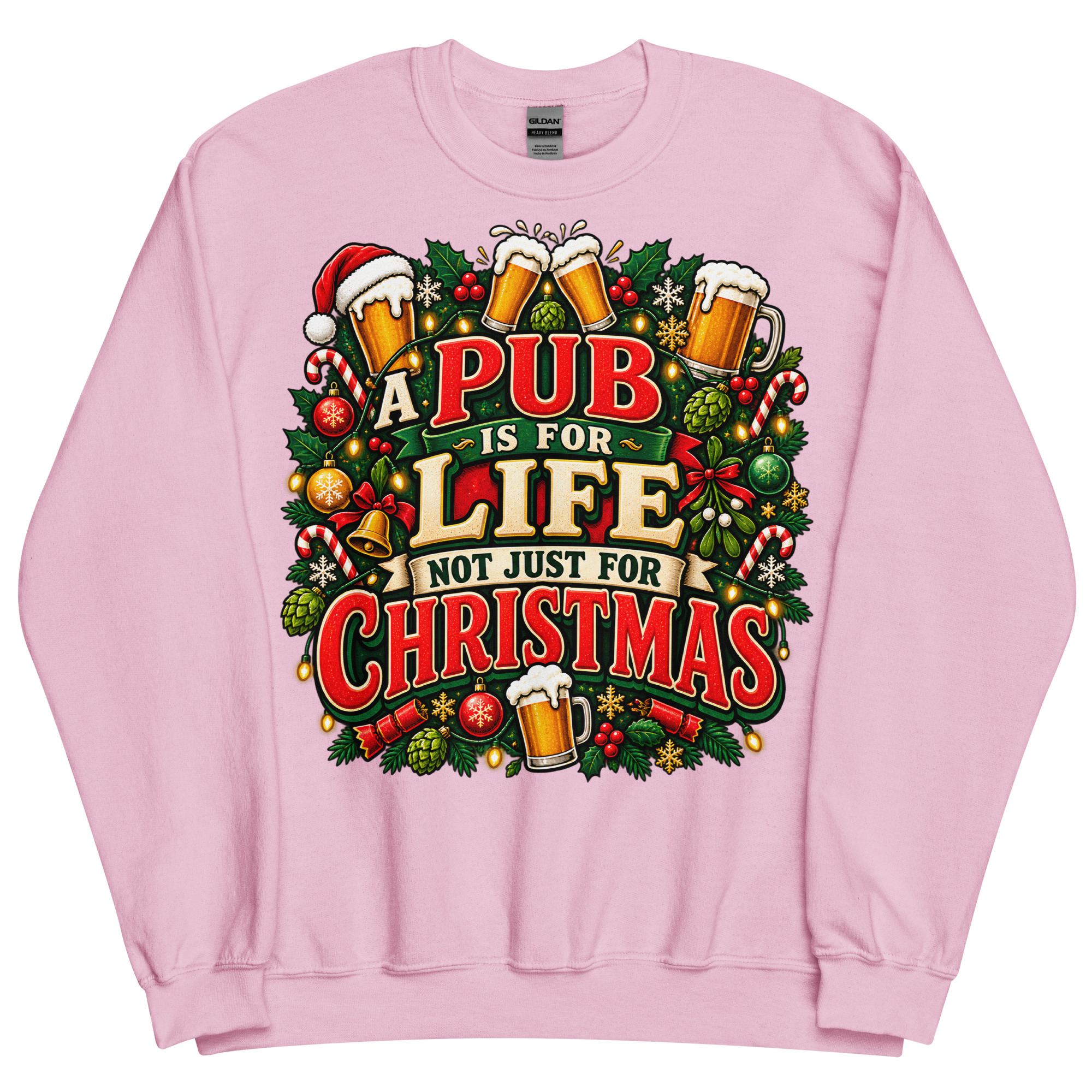 A Pub Is For Life not Just For Christmas Jumper With Beers