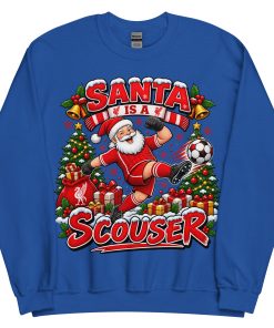 Funny Liverpool Christmas Jumpers Santa Is A Scouser