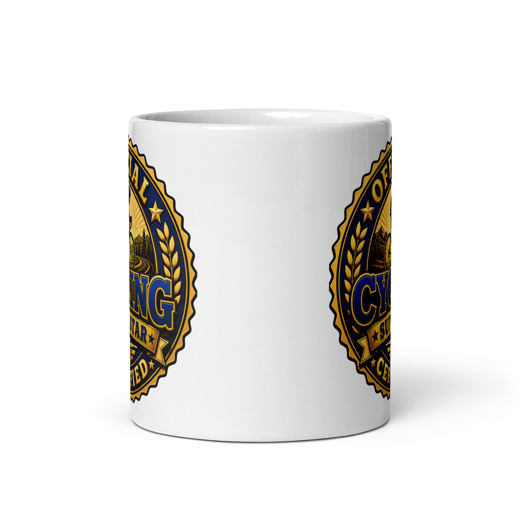 Official Certified Cycling Superstar Gift Mugs For Cyclists