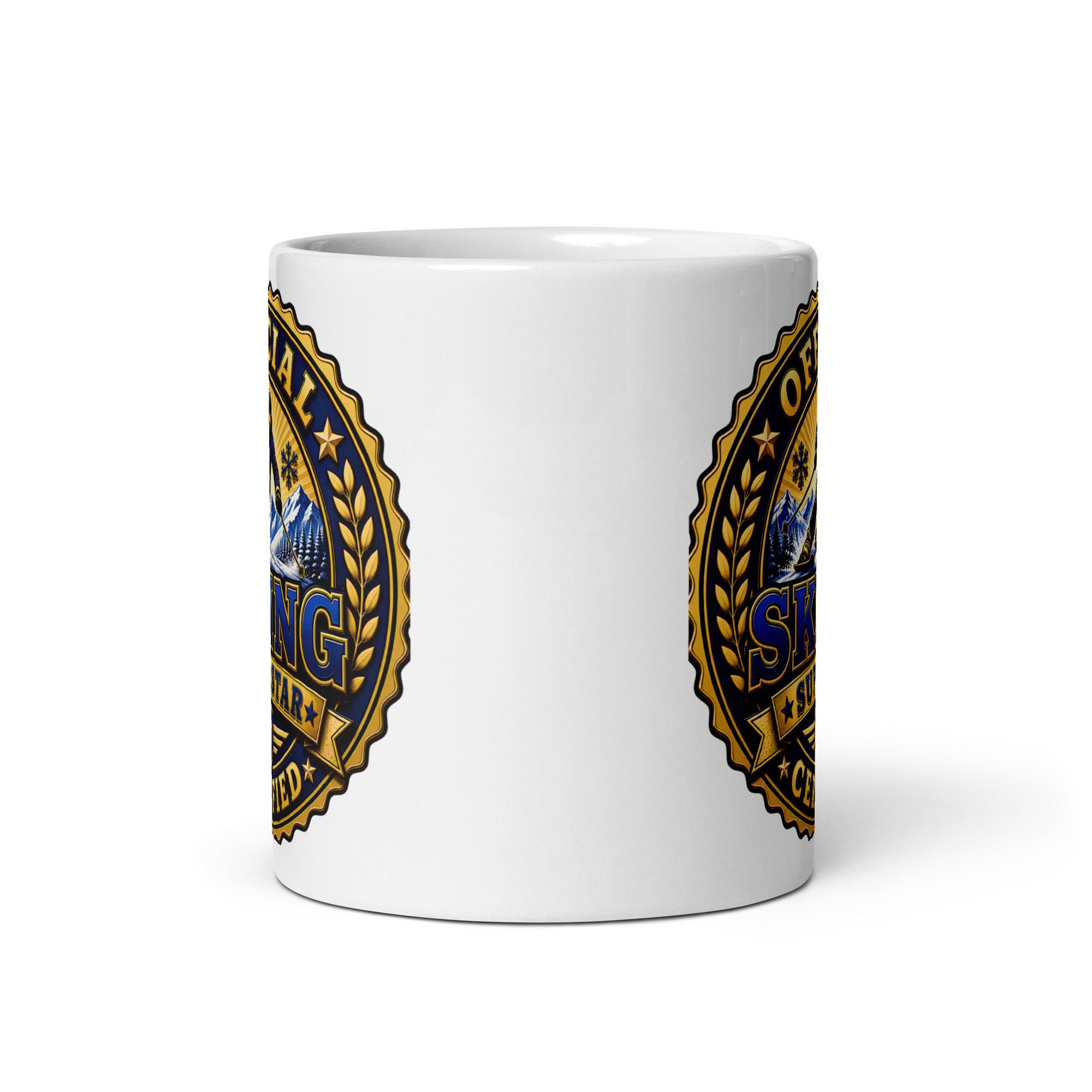 Official Certified Skiing Superstar Gift Mugs For Skiers