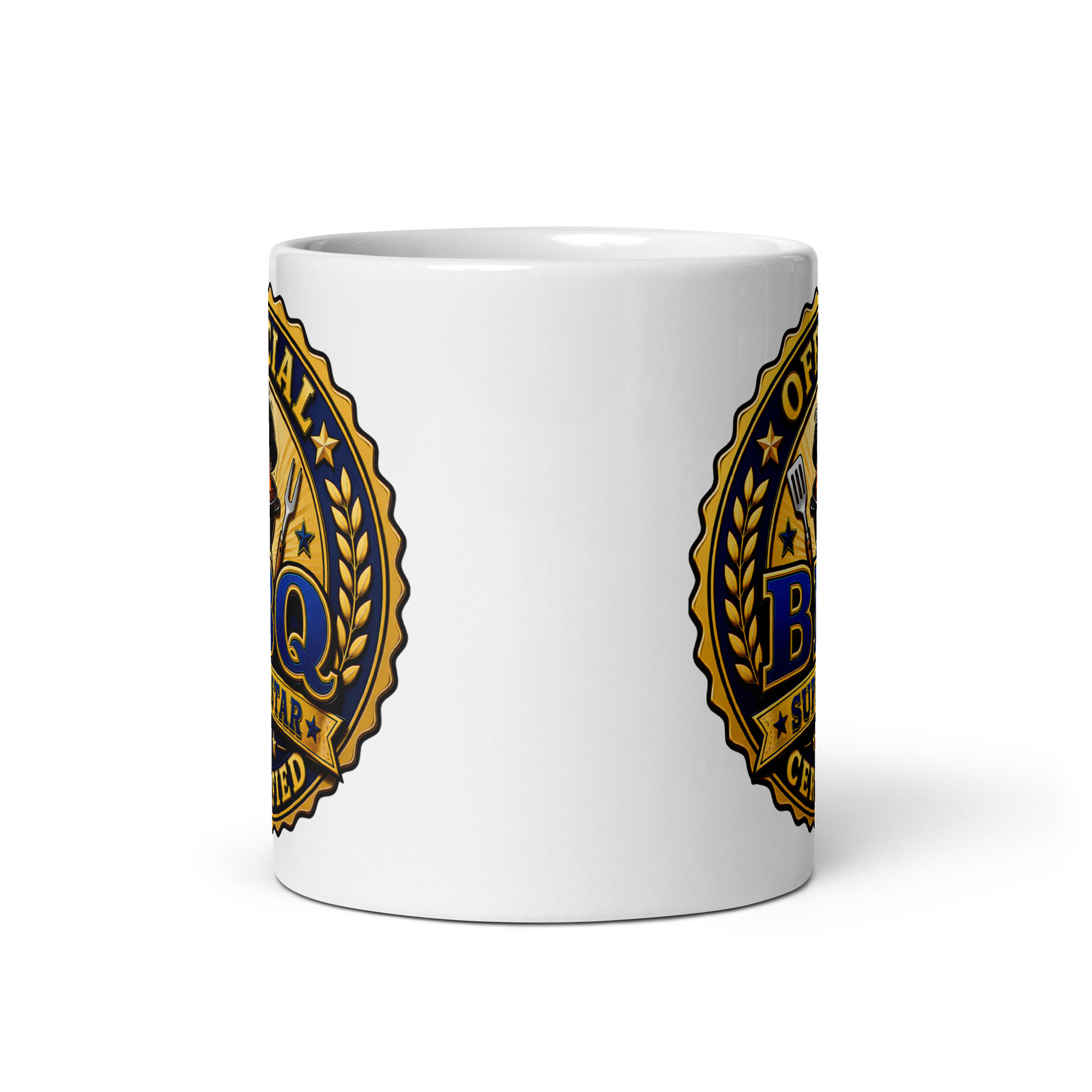 BBQ Gift Mugs Official Certified BBQ Superstar