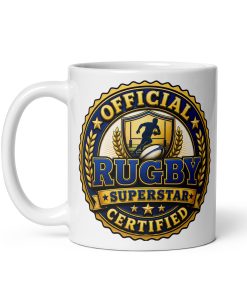 Official Certified Rugby Superstar Gift Mugs For Rugby Players