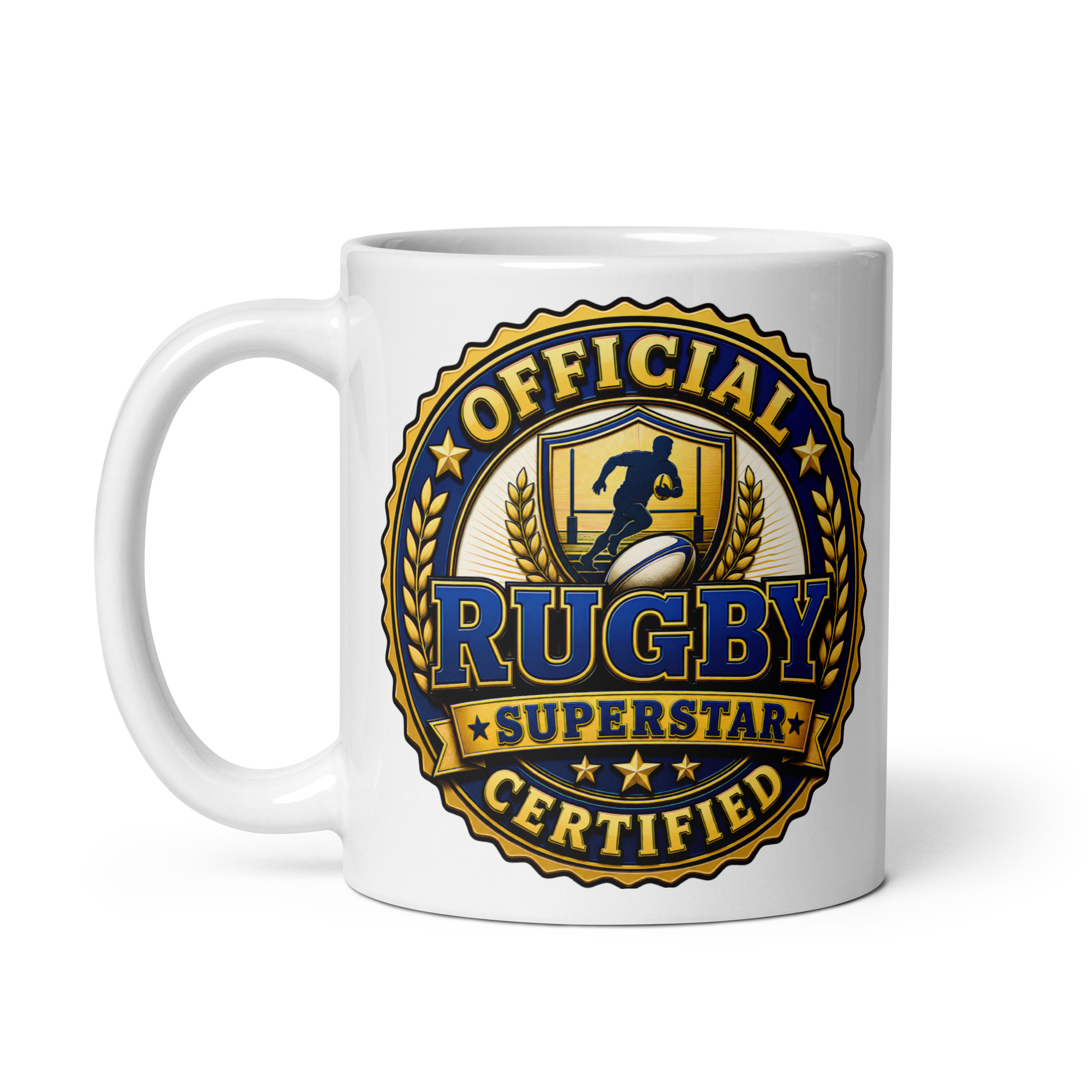 Official Certified Rugby Superstar Gift Mugs For Rugby Players