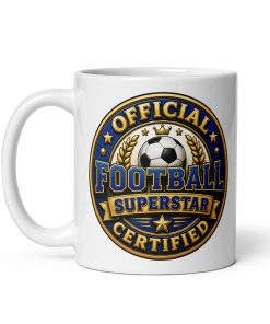 Official Certified Football Superstar Gift Mugs For Football Players