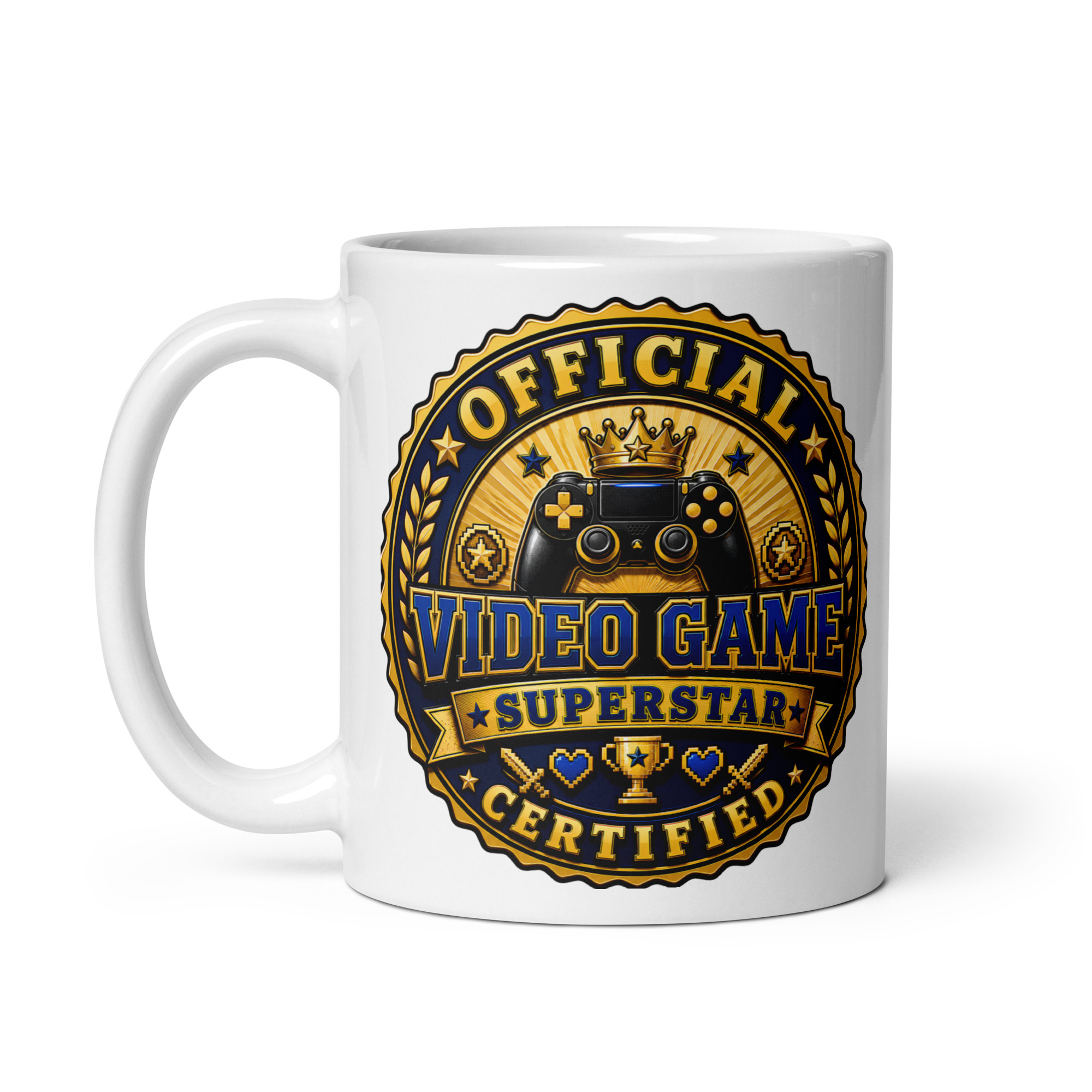 Official Certified Video Game Superstar Gift Mug For Gamers