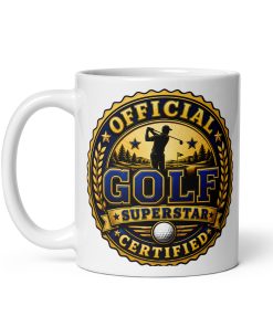 Official Certified Golf Superstar Gift Mugs For Golf Players