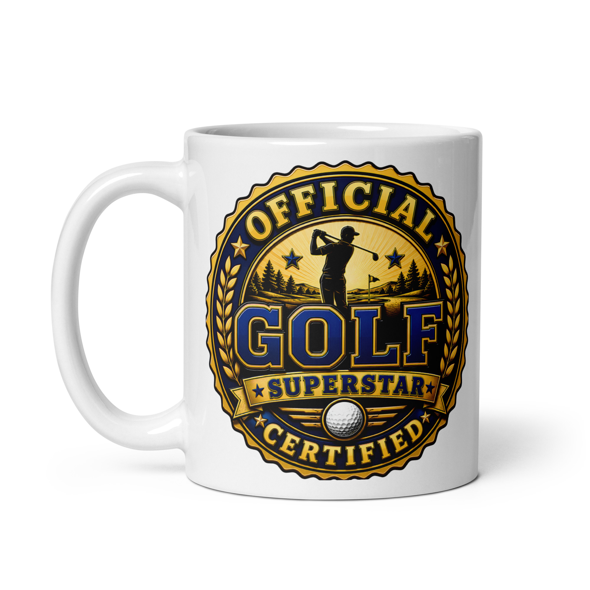 Official Certified Golf Superstar Gift Mugs For Golf Players