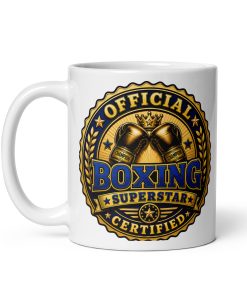Official Certified Boxing Superstar Gift Mug For Boxers