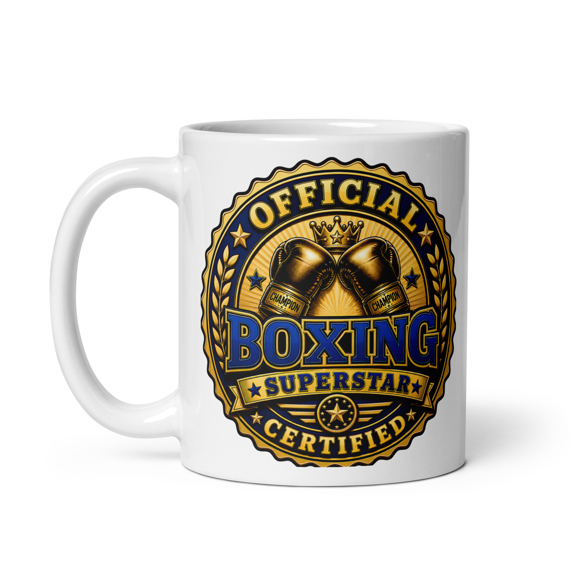 Official Certified Boxing Superstar Gift Mug For Boxers
