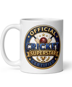 Official Certified Cricket Superstar Gift Mugs For Cricketers