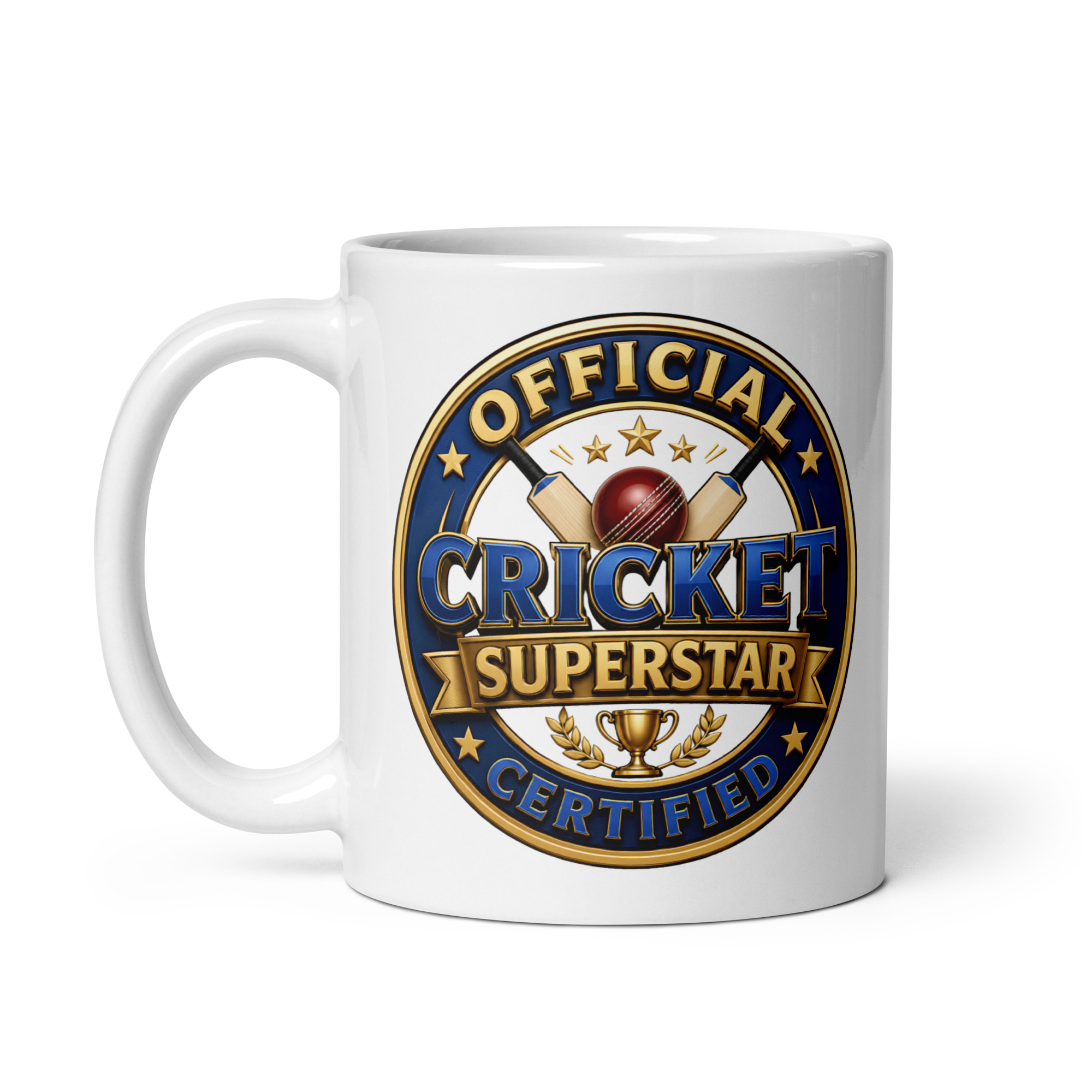 Official Certified Cricket Superstar Gift Mugs For Cricketers