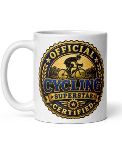 Official Certified Cycling Superstar Gift Mugs For Cyclists