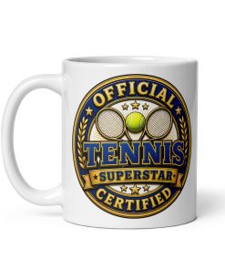 Official Certified Tennis Superstar Gift Mugs For Tennis Players
