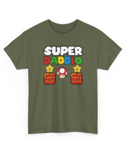 Super Daddio T-shirt Father’s Day Super Mario Dad Birthday T-shirt
