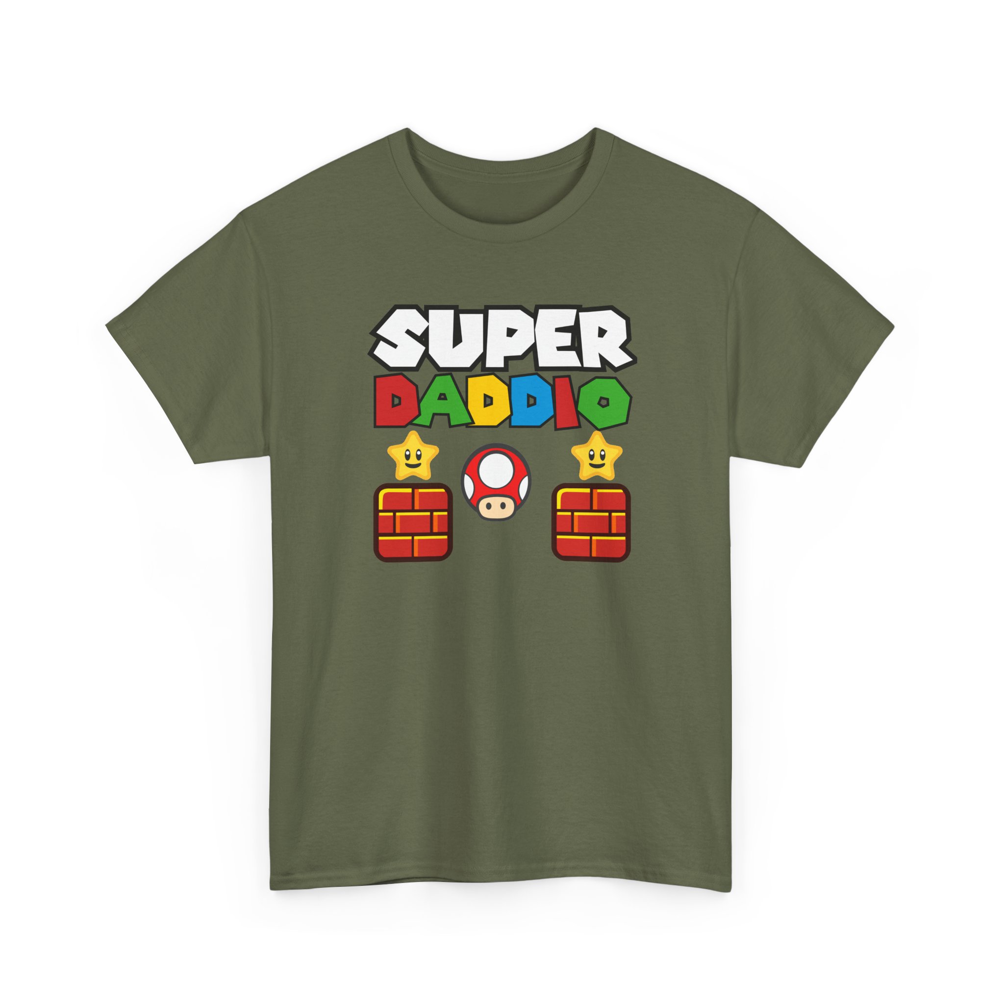 Super Daddio T-shirt Father’s Day Super Mario Dad Birthday T-shirt