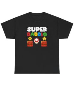 Super Daddio T-shirt Father’s Day Super Mario Dad Birthday T-shirt