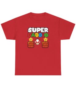 Super Daddio T-shirt Father’s Day Super Mario Dad Birthday T-shirt