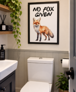 No Fox Given Funny Bathroom Pictures