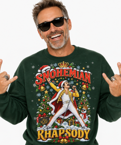 Snohemian Rhapsody Funny Christmas Jumper