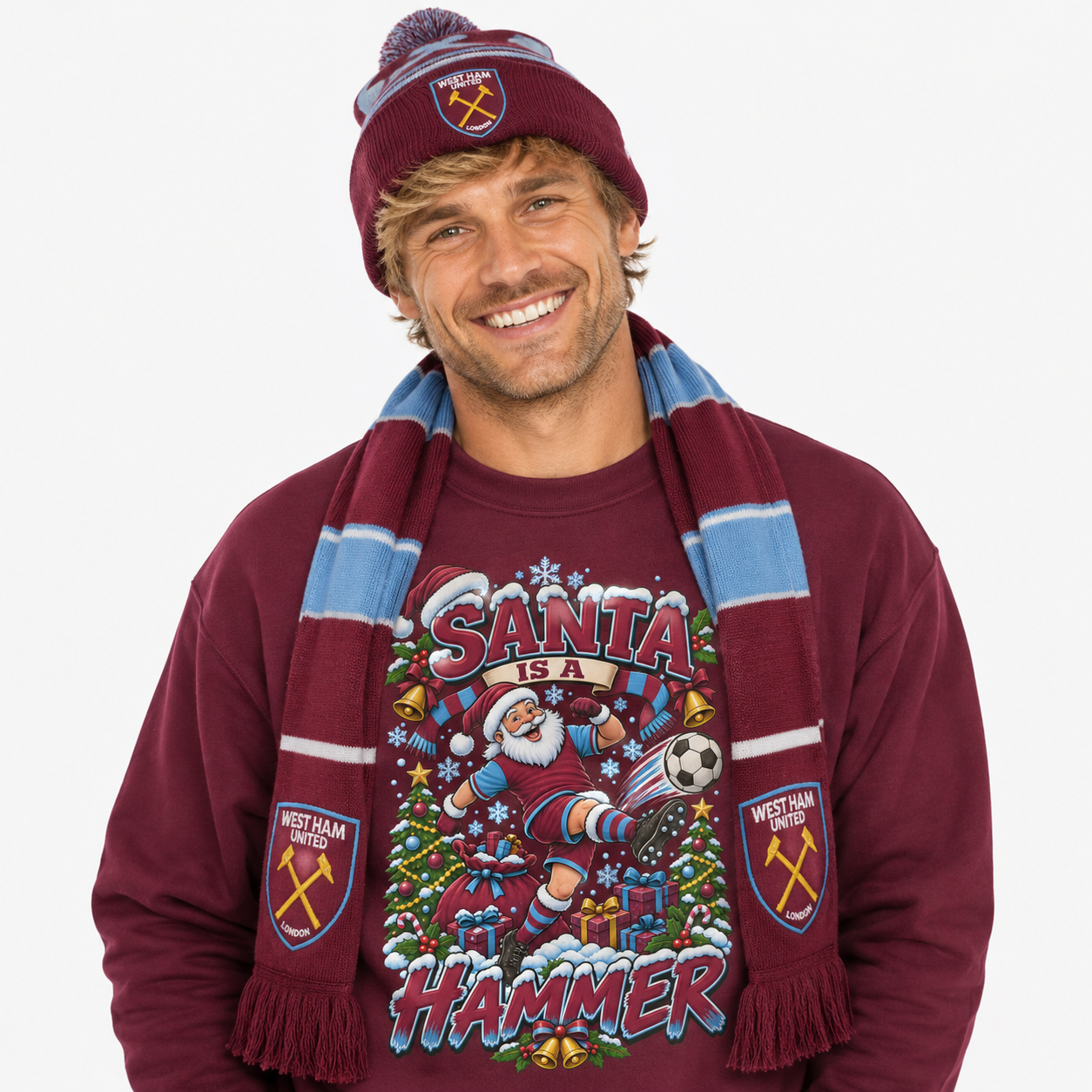 West Ham Christmas Jumper